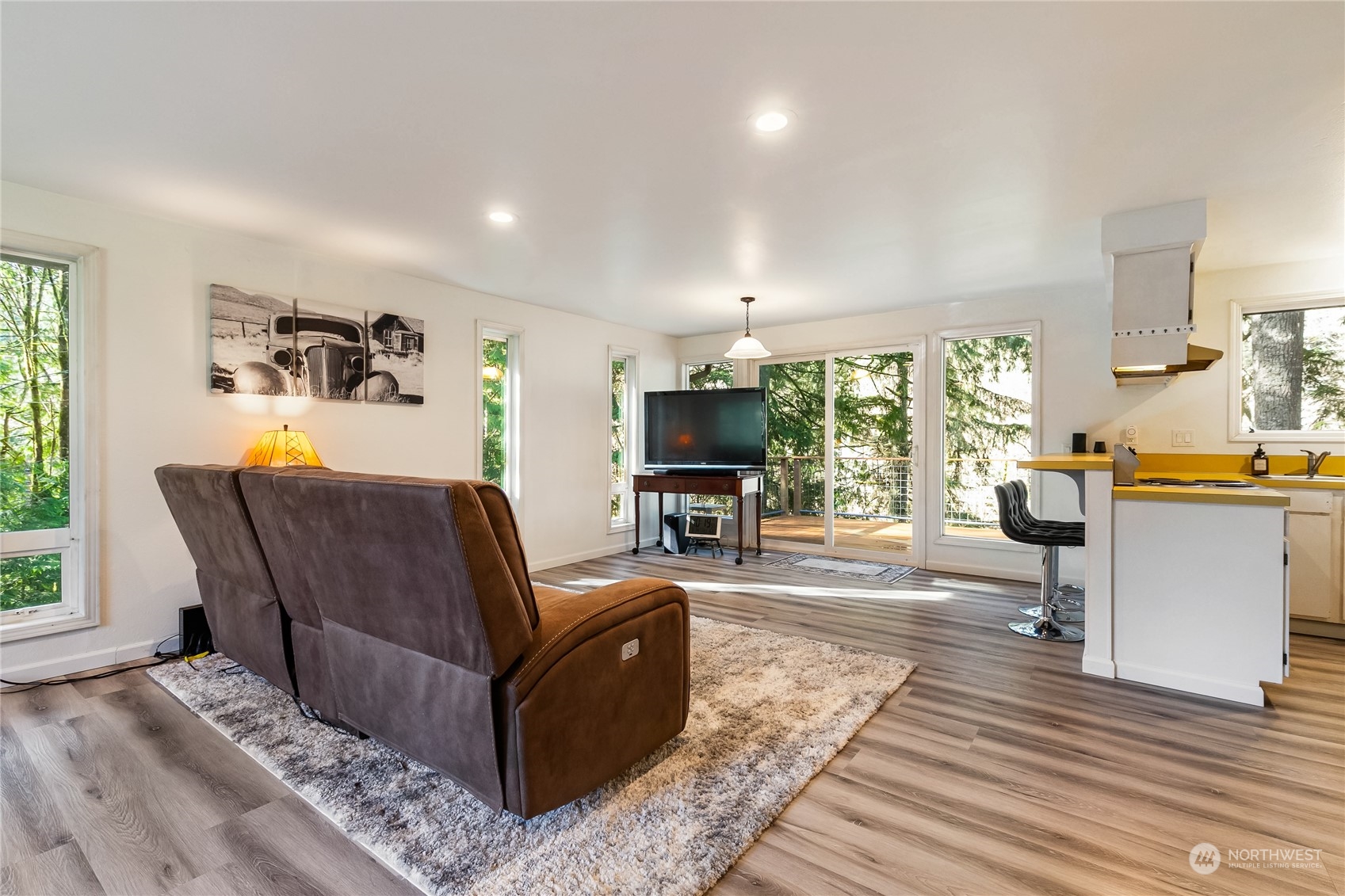 8 Topper Drive Bellingham, WA 98229 - Photo 5 of 32 a living room with furniture and a flat screen tv