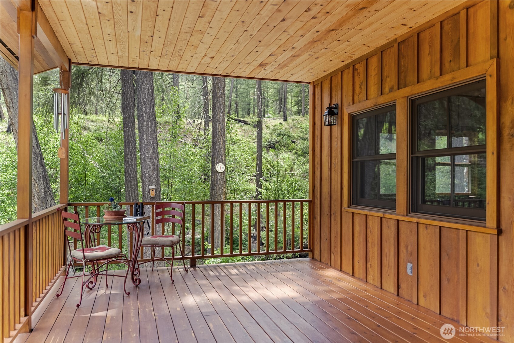 201 Libby Creek Road Carlton, WA 98814 - Photo 5 of 37 a view of deck with furniture and wooden floor
