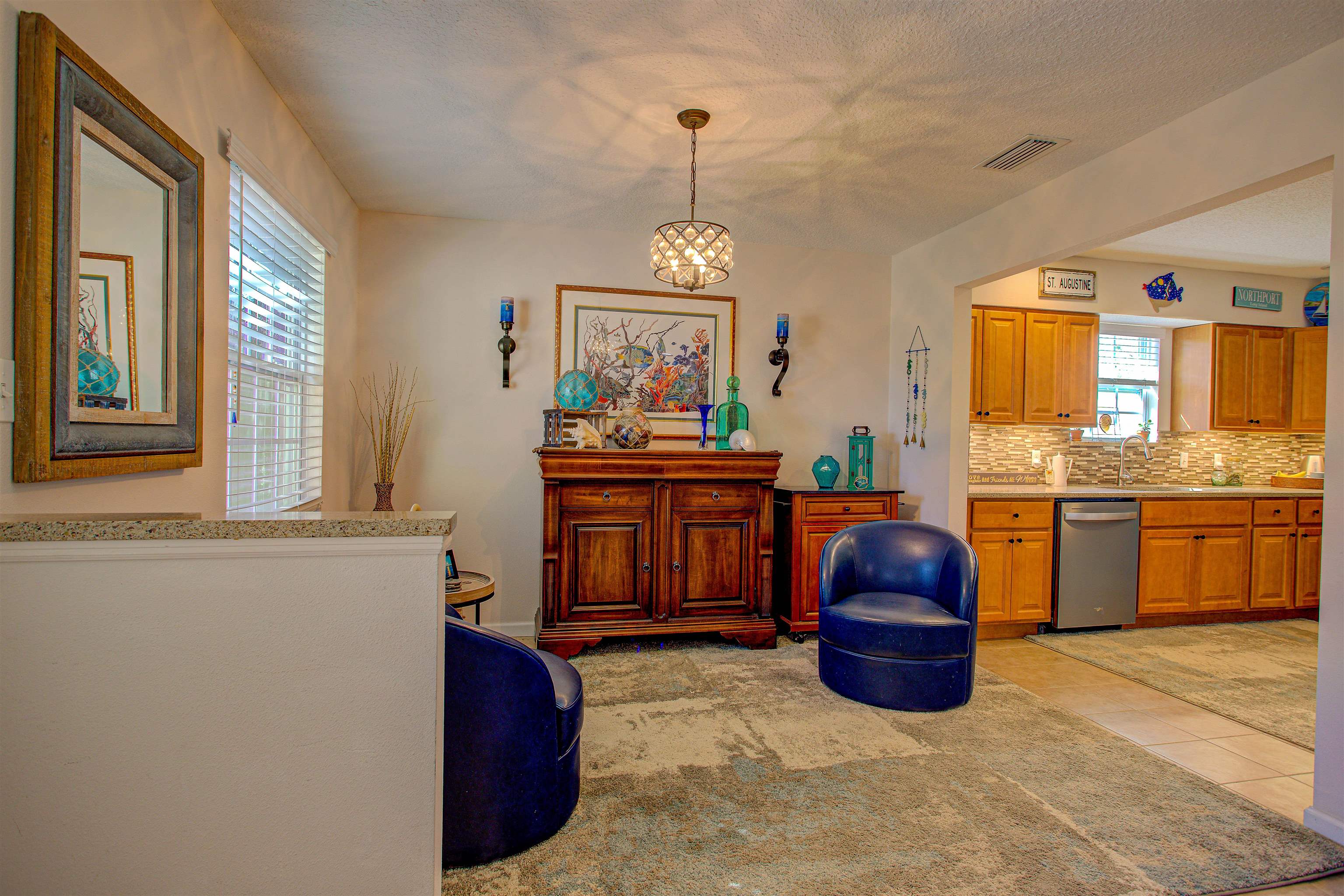 292 North Twin Maple Road St. Augustine, FL 32084 - Photo 21 of 79 a kitchen with a stove and a refrigerator