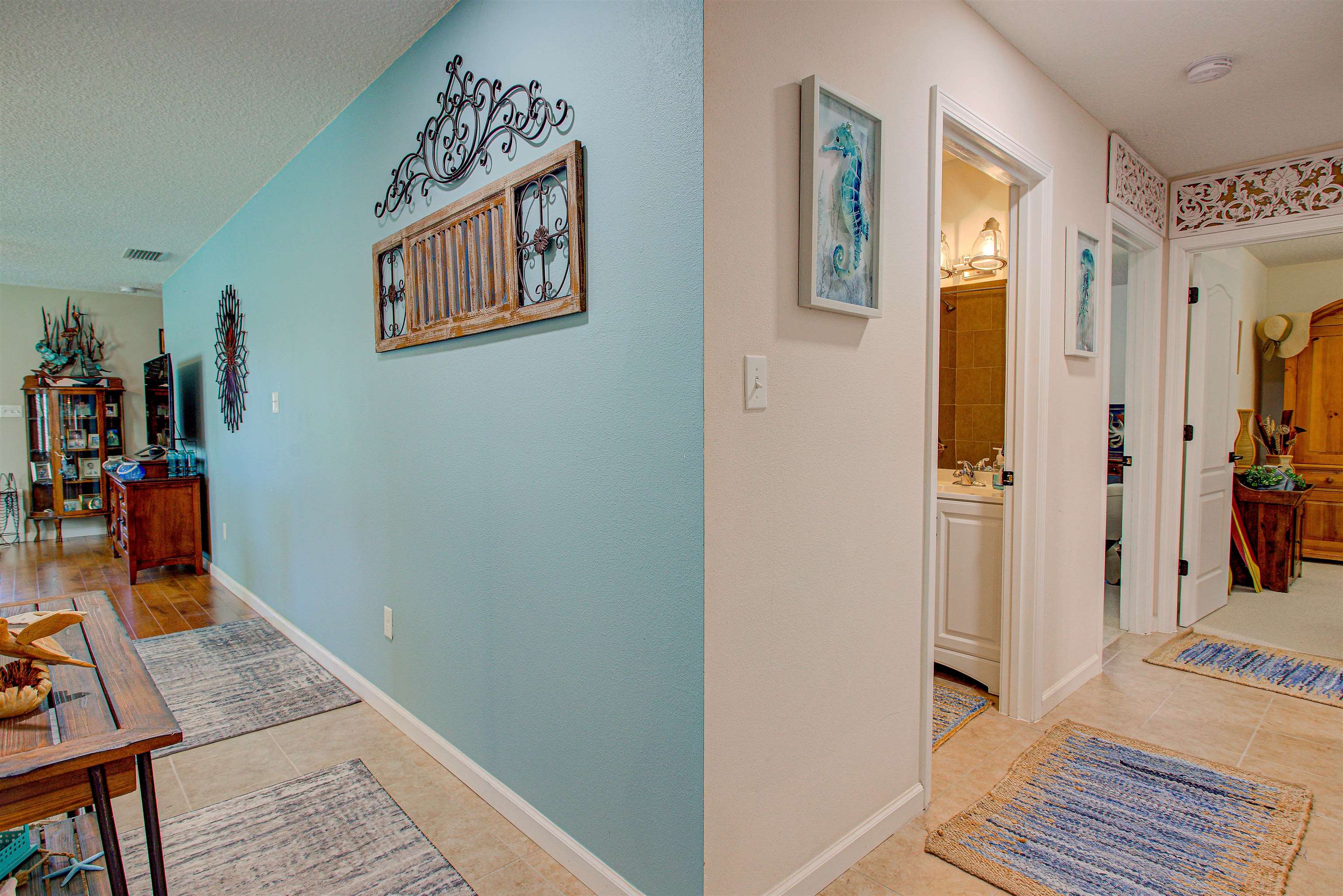 292 North Twin Maple Road St. Augustine, FL 32084 - Photo 31 of 79 a view of a hallway with workspace