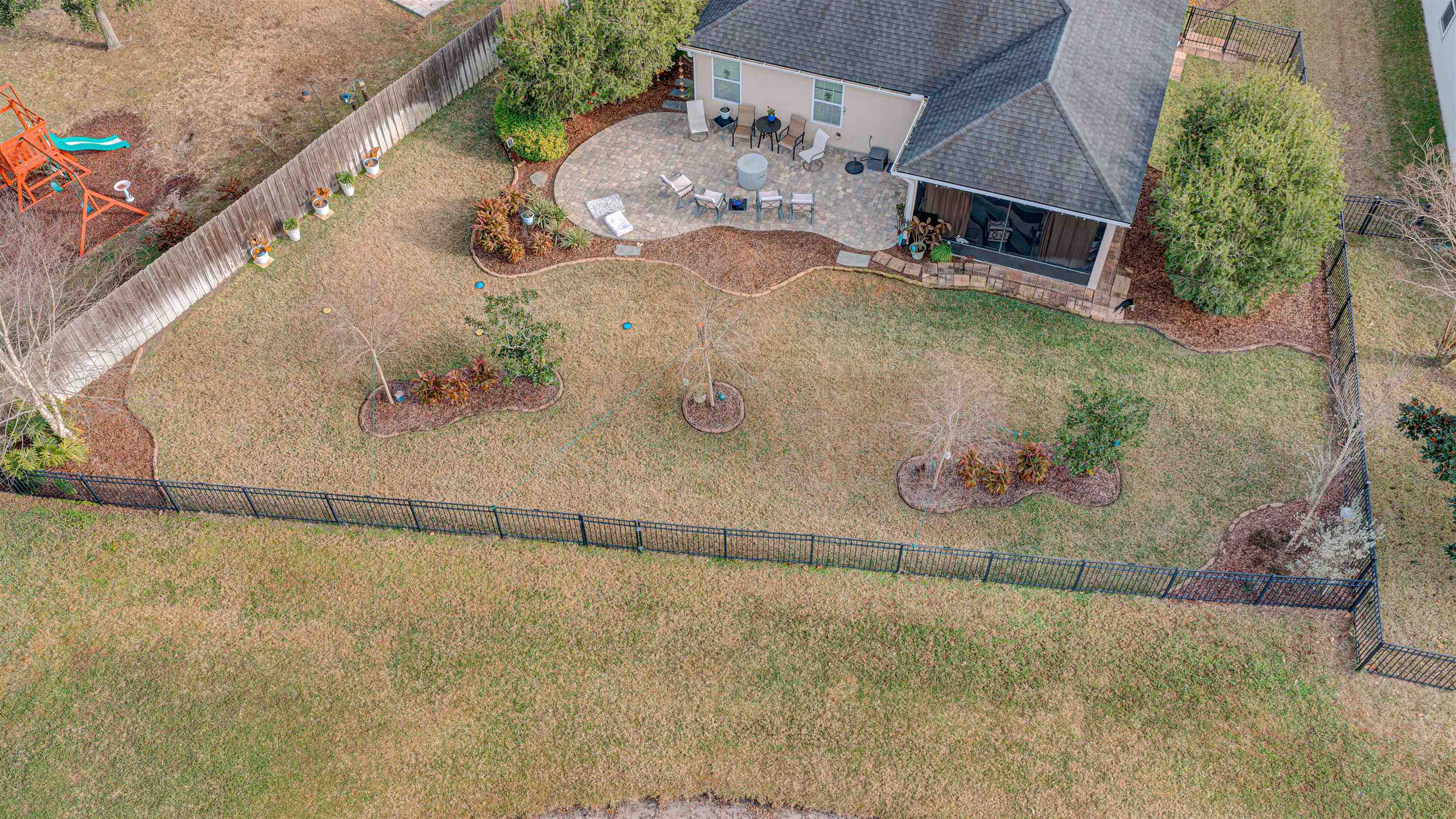 292 North Twin Maple Road St. Augustine, FL 32084 - Photo 8 of 79 an aerial view of a house with a yard
