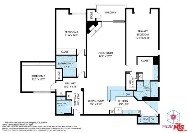 $1,170,000 | 11755 Montana Avenue, Unit 201, Los Angeles, CA 90049