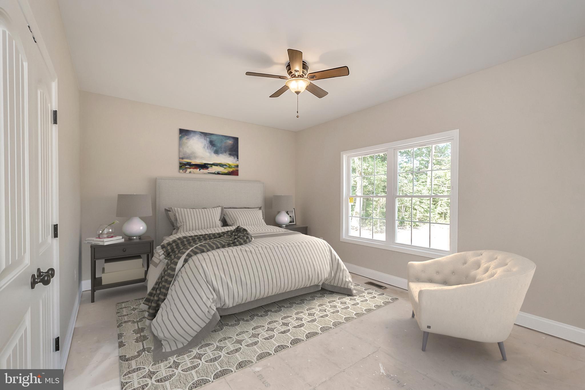 13184 South River Road Sumerduck, VA 22742 - Photo 27 of 59 Staged bedroom photo