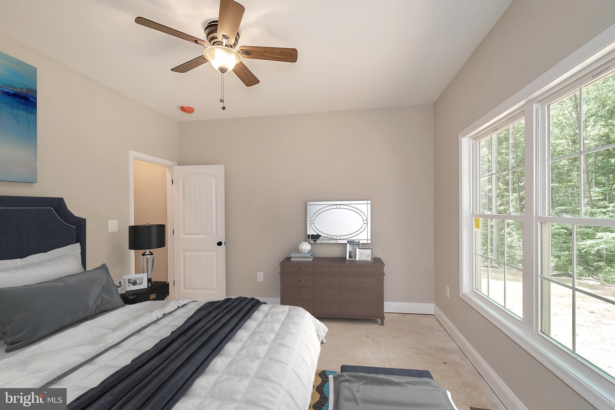 13184 South River Road Sumerduck, VA 22742 - Photo 31 of 59 Staged bedroom photo