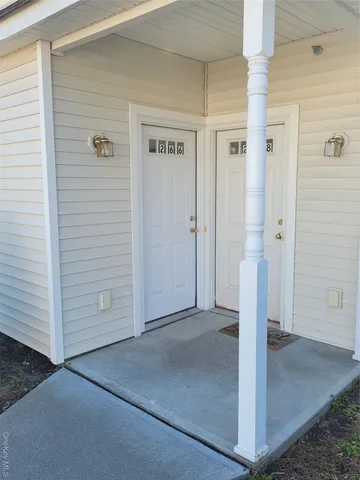 a view of a livingroom with an empty space