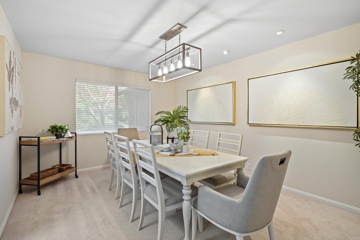 190 Pine Lane Los Altos, CA 94022 - Photo 6 of 26 a view of a dining room with furniture window and outside view
