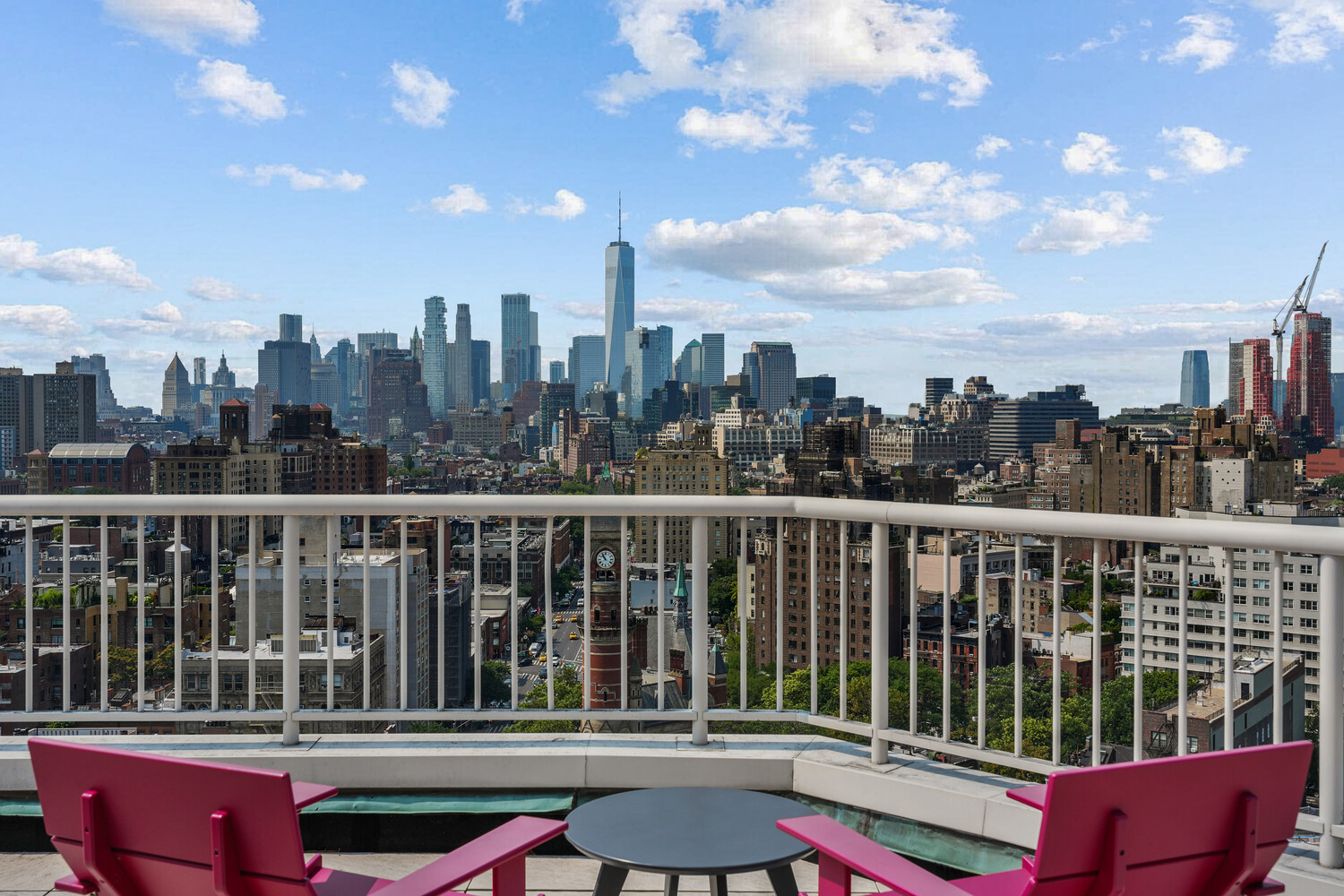 101 West 12th Street, Unit 9Z Manhattan, NY 10011 - Photo 11 of 15 a balcony with a bench