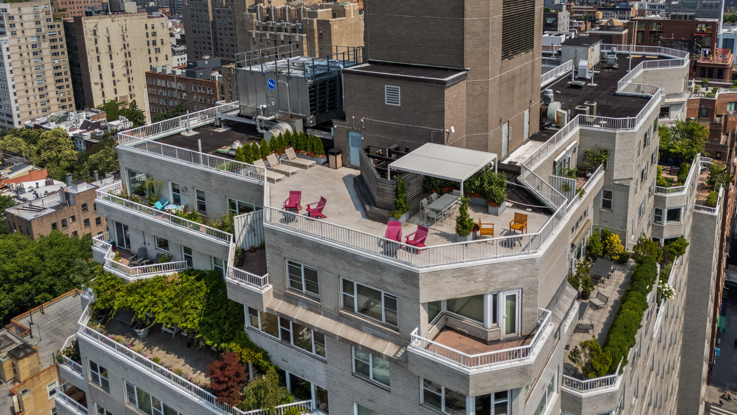 101 West 12th Street, Unit 9Z Manhattan, NY 10011 - Photo 14 of 15 a aerial view of multi story residential apartment building