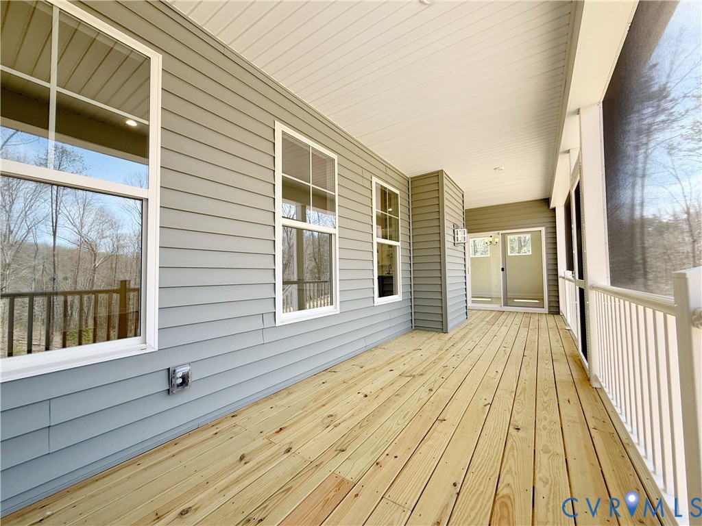 4041 Tredon Road Mechanicsville, VA 23111 - Photo 29 of 35 A covered rear porch that spans almost the entire