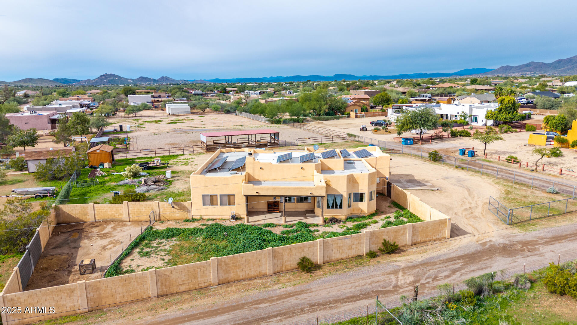 1032 East Carlise Road Phoenix, AZ 85086 - Photo 47 of 56 an aerial view of residential houses with city view