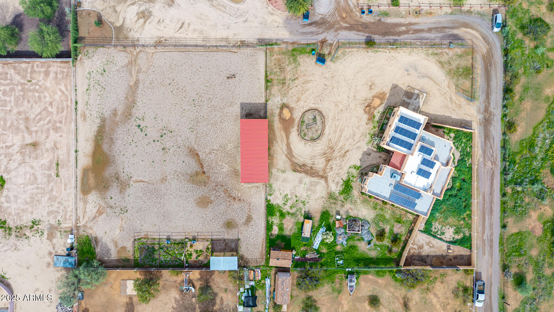 1032 East Carlise Road Phoenix, AZ 85086 - Photo 55 of 56 a aerial view of a house with a yard and large tree