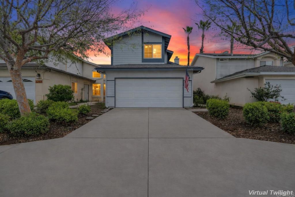 a house view with a outdoor space