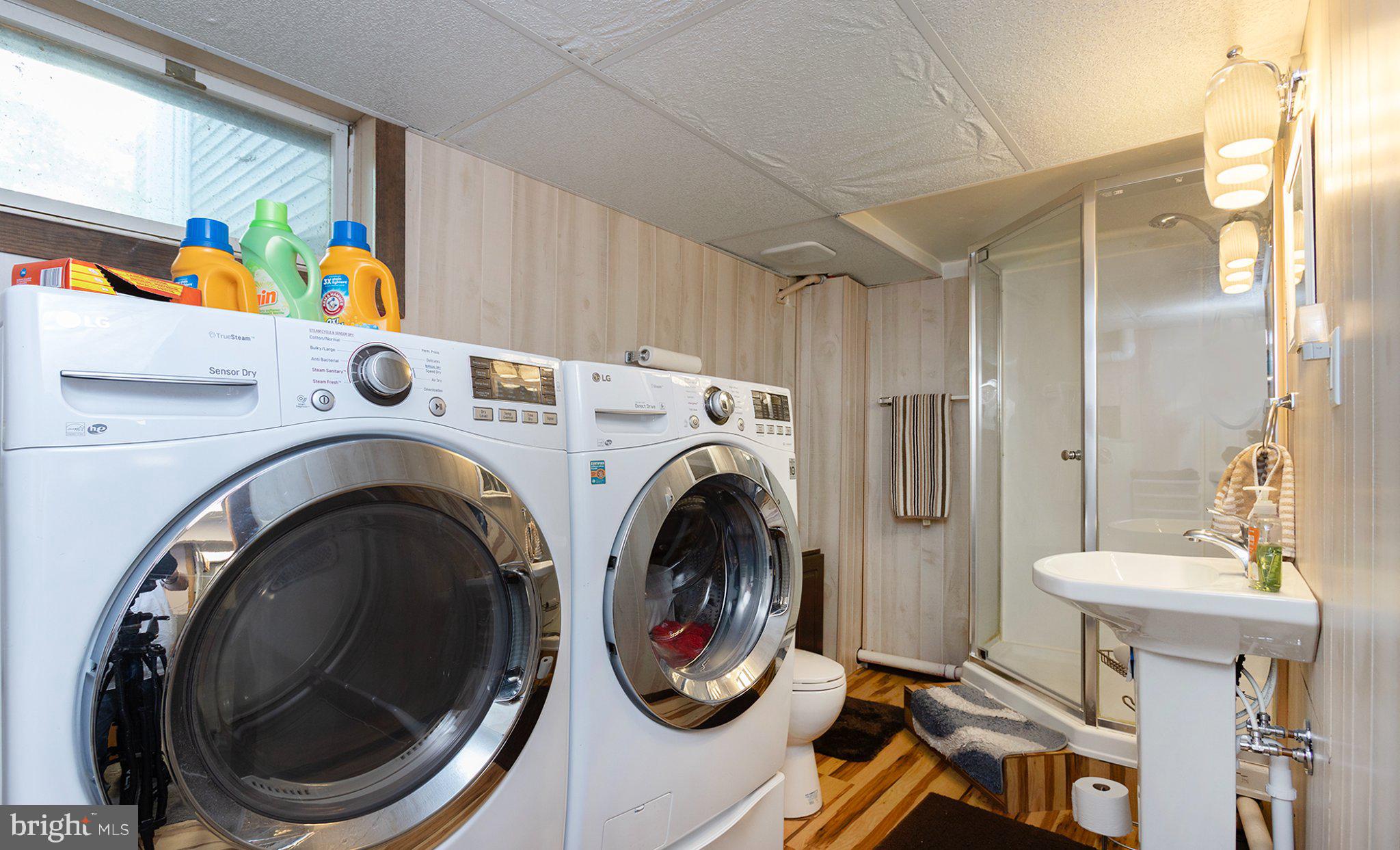 176 Palmyra Road Palmyra, PA 17078 - Photo 32 of 40 Modern laundry space with shower.
