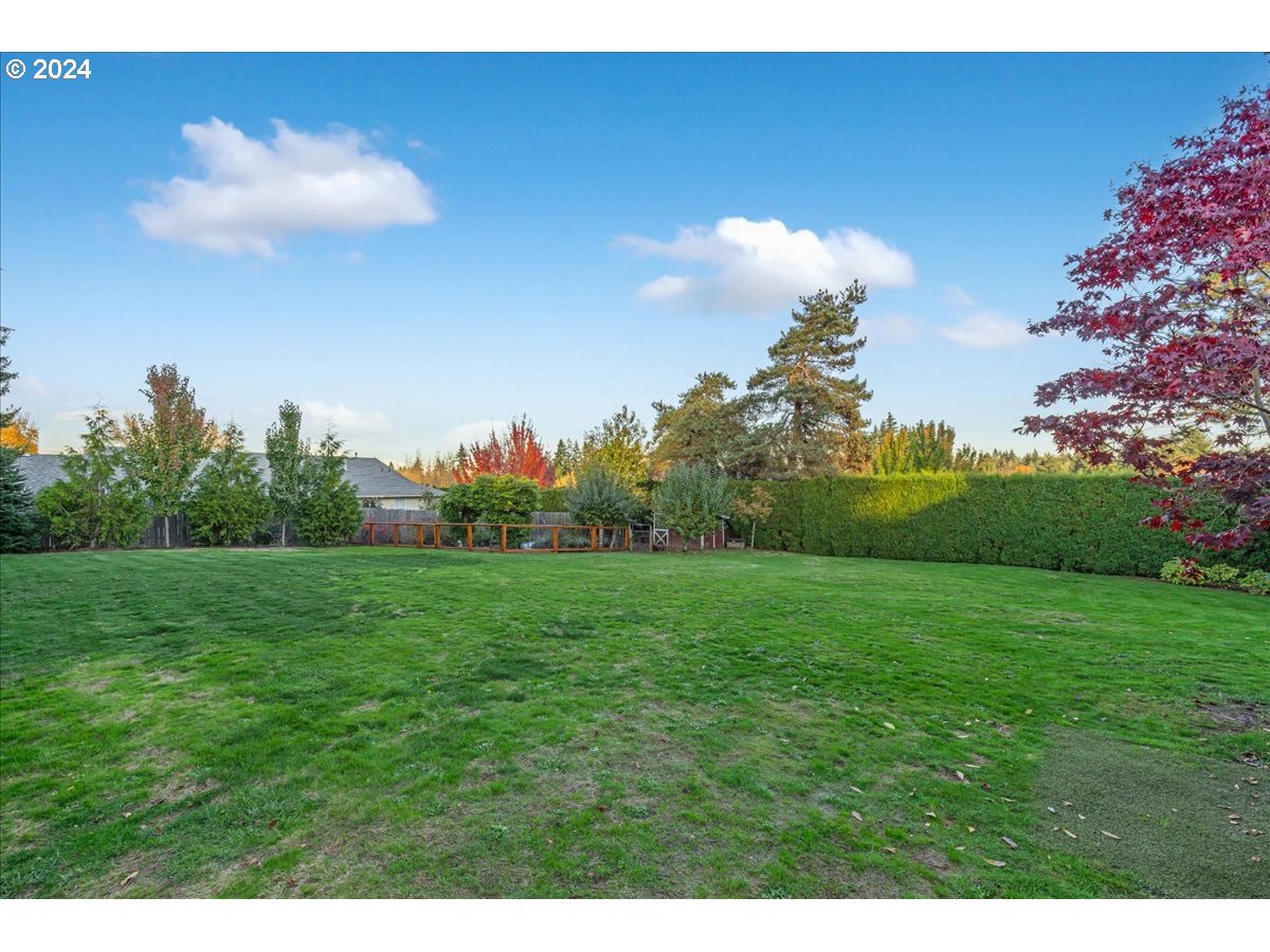 16507 Northeast 30th Court Ridgefield, WA 98642 - Photo 46 of 48 a backyard of a house with lots of green space