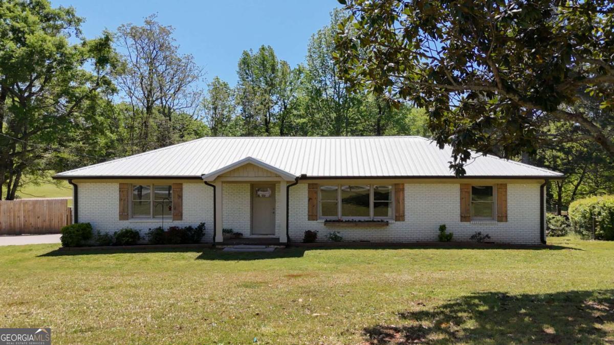 a house view with a seating space
