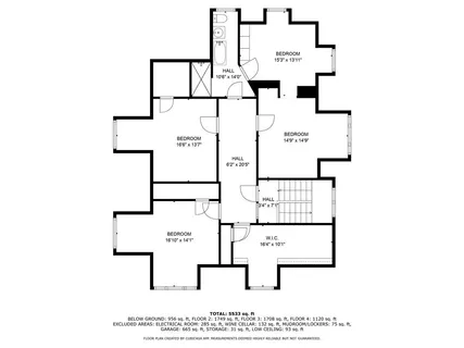 a picture of a room with a bench