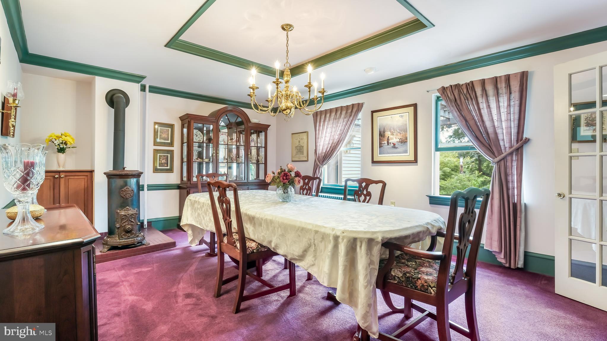 3751 Detweiler Road Chalfont, PA 18914 - Photo 20 of 61 Formal Dining Room w/Wood Stove