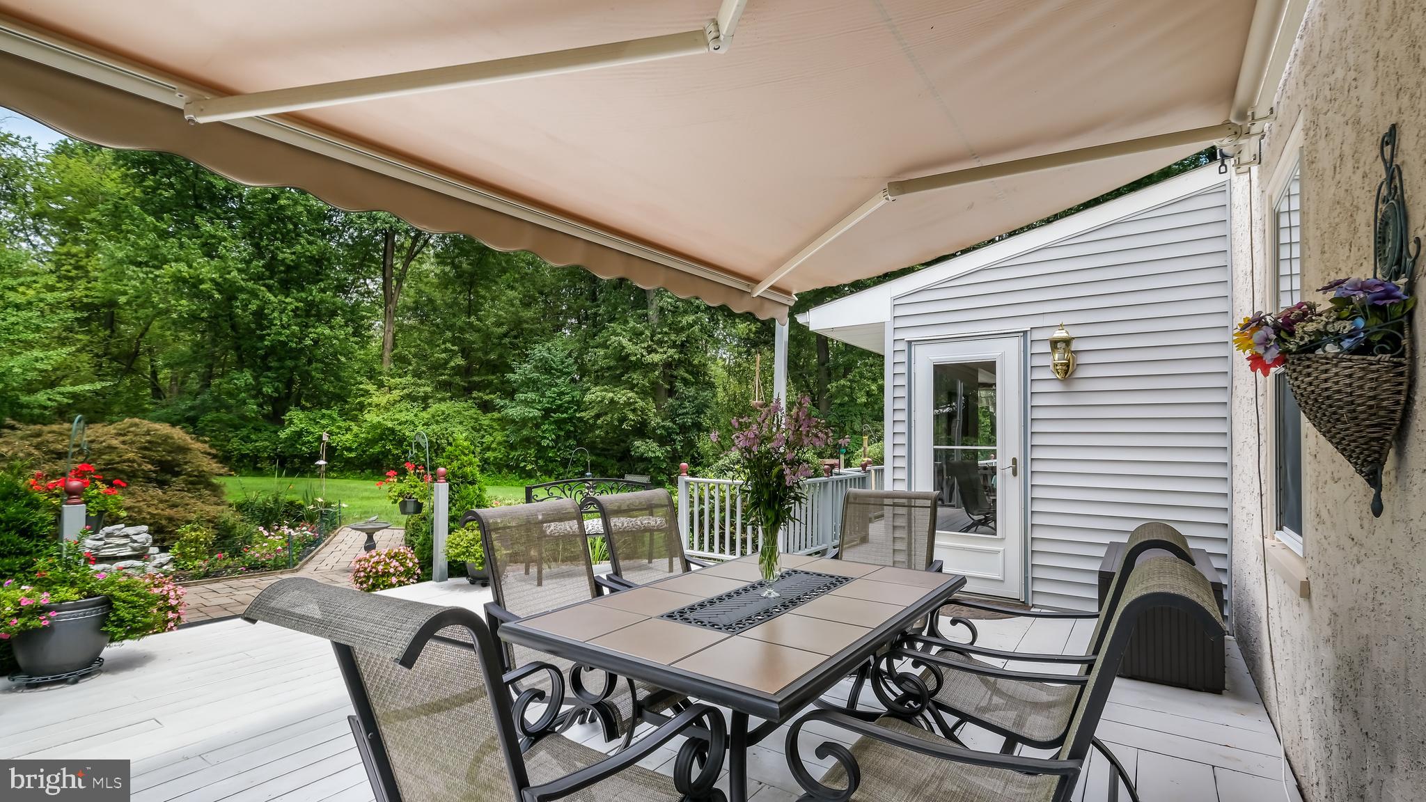 3751 Detweiler Road Chalfont, PA 18914 - Photo 50 of 61 Deck w/Retractable Awning
