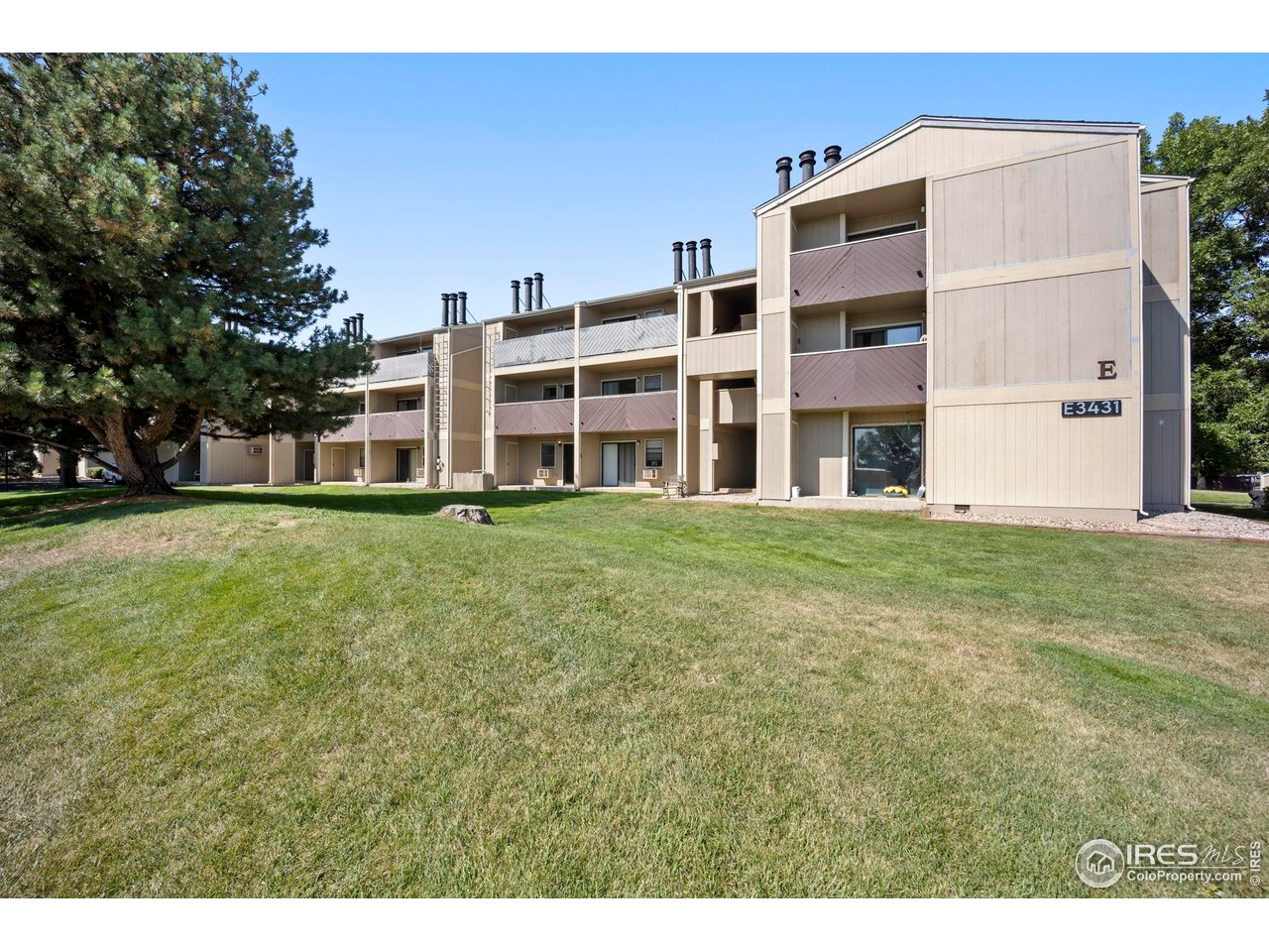 3431 Stover Street, Unit 513 Fort Collins, CO 80525 - Photo 21 of 28 a view of a building with a yard