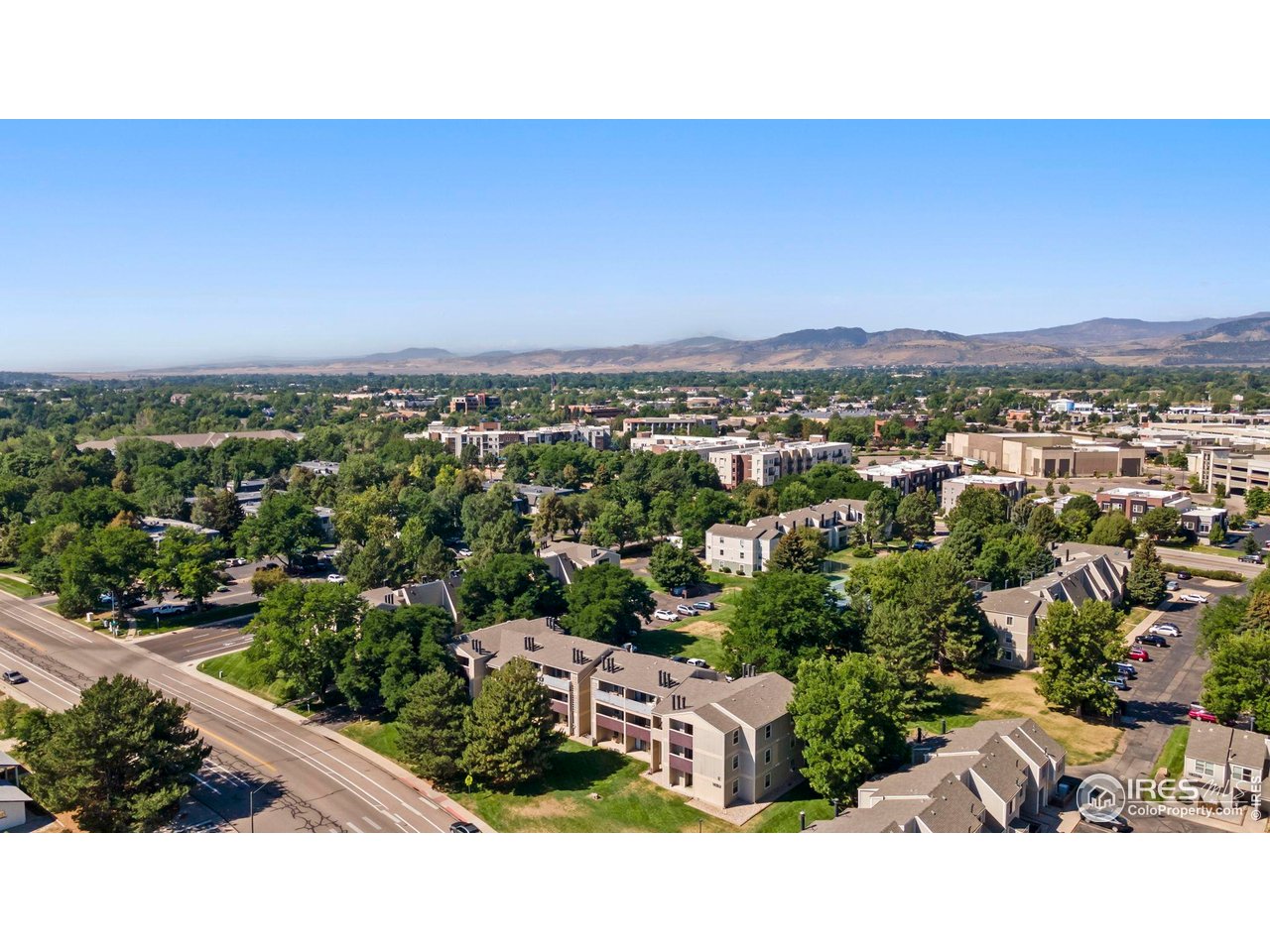 3431 Stover Street, Unit 513 Fort Collins, CO 80525 - Photo 26 of 28 an aerial view of a house