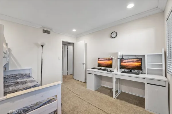 a bathroom with a shower and a toilet
