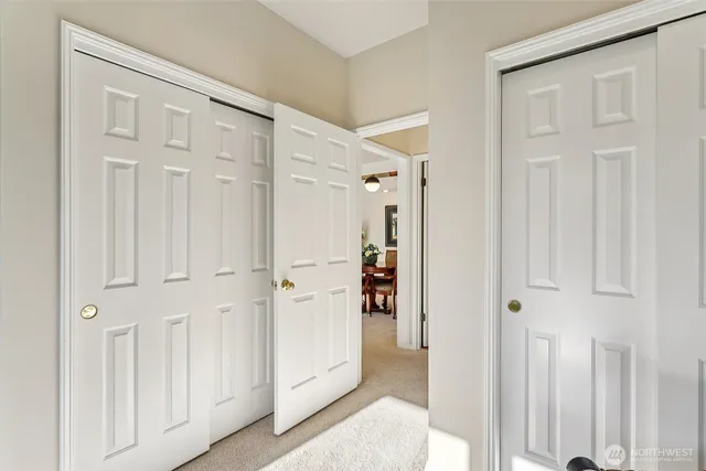 a view of a livingroom with wooden floor