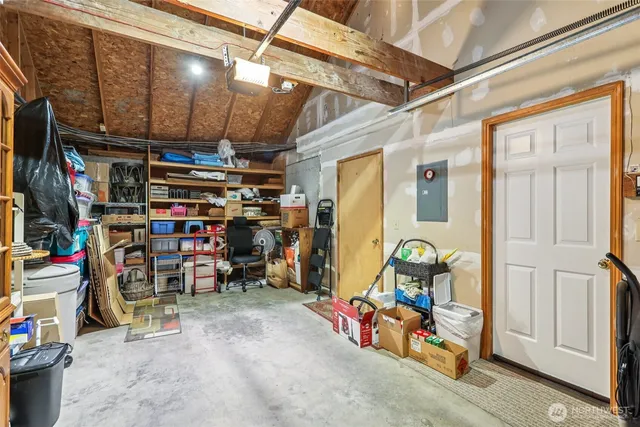 a view of a storage room with a lot of stuff