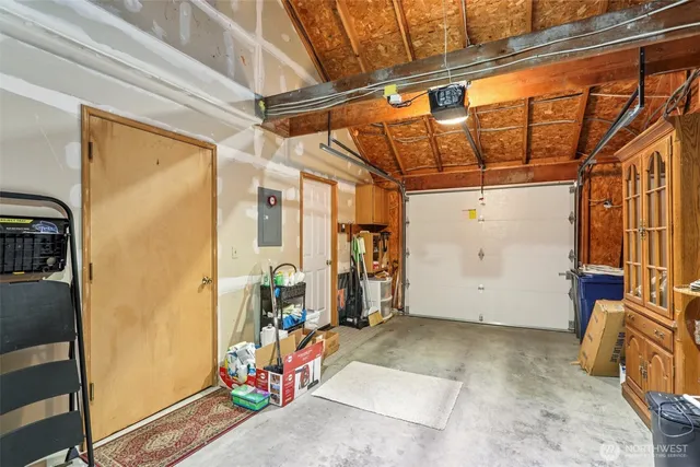 a view of storage and utility room