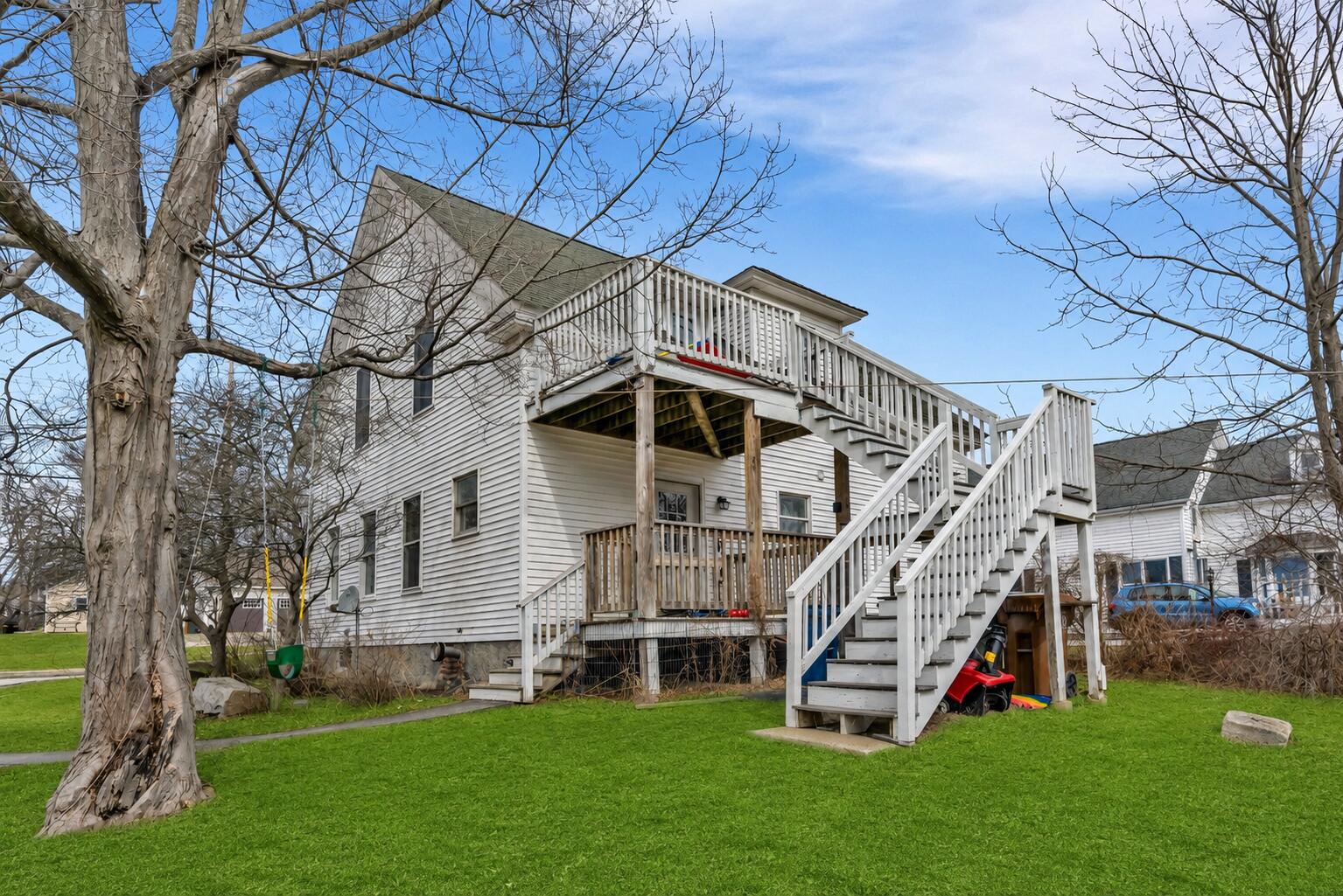 57 Hill Street Saco, ME 04072 - Photo 2 of 59 Rear of Duplex