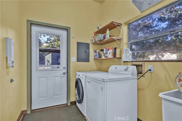 a close view of walk in closet