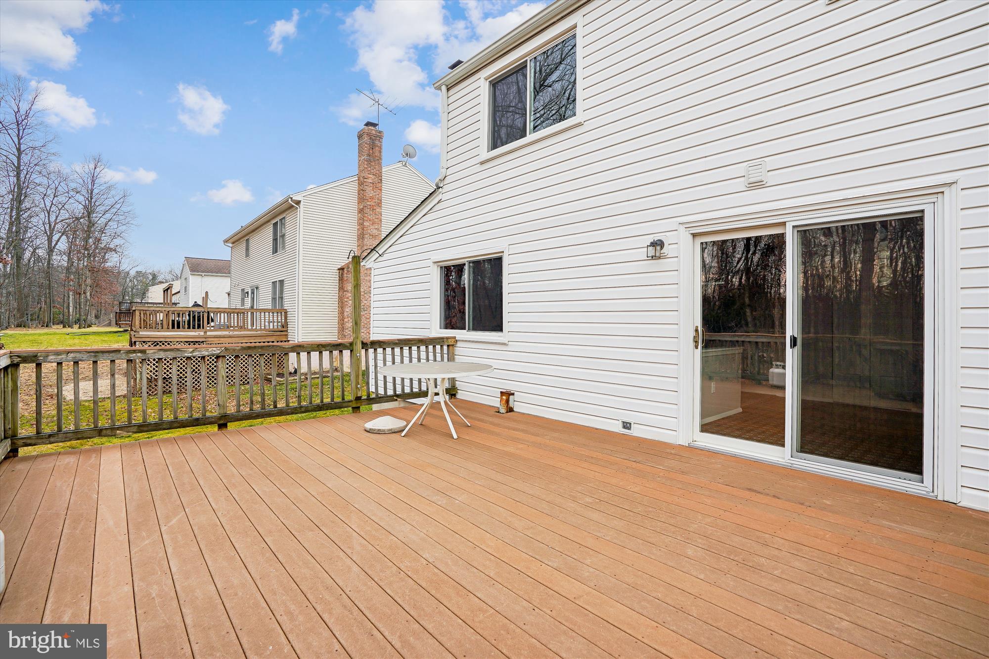 135 Applegate Drive Sterling, VA 20164 - Photo 27 of 42 a view of a house with wooden deck