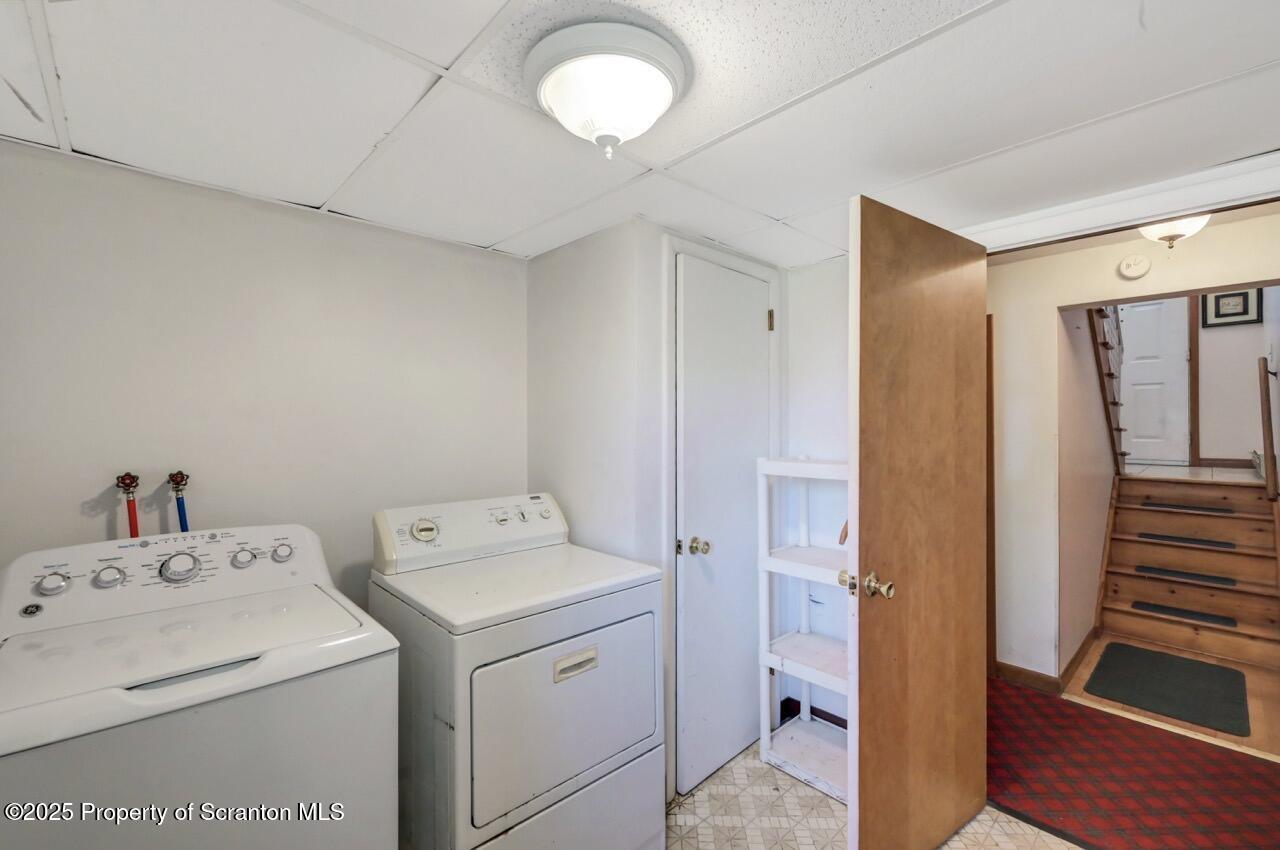 309 Lowery Street Scranton, PA 18505 - Photo 58 of 65 a view of utility room with washer and dryer