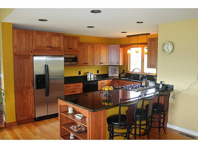 628 Buzzell Hill Road Hope, ME 04847 - Photo 14 of 35 Kitchen. Custom cabinets with...