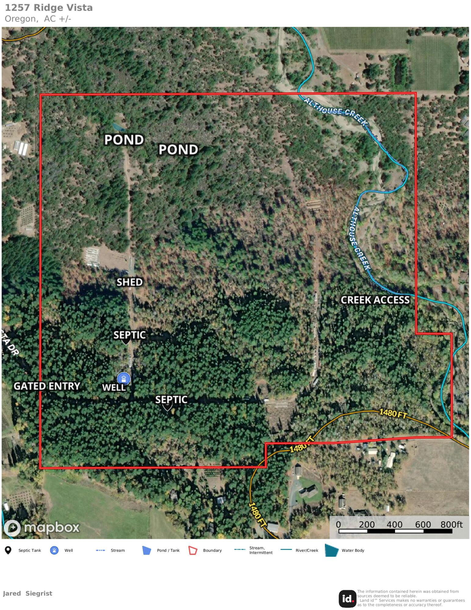 1257 Ridge Vista Drive Cave Junction, OR 97523 - Photo 2 of 26 Combine Parcel Outline