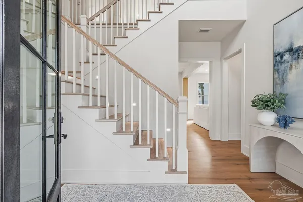 a view of entryway and hall