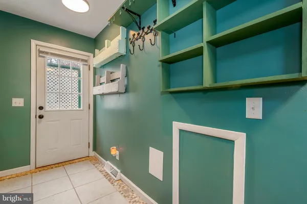a view of an entryway door