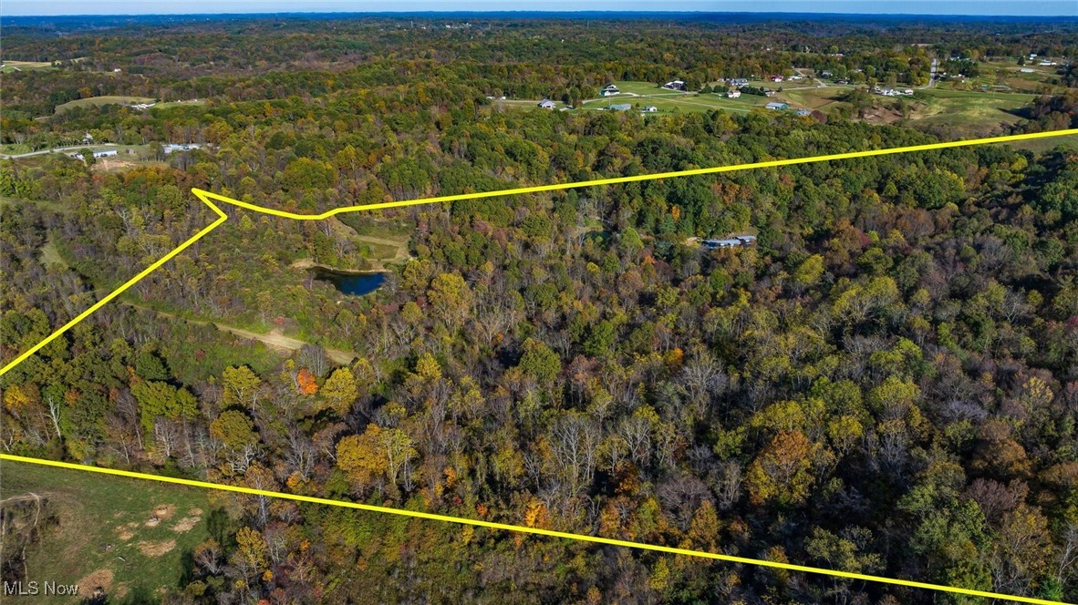 3278 Rough And Ready Road New Concord, OH 43762 - Photo 1 of 28 Aerial view of property's location with property parcel outlined
