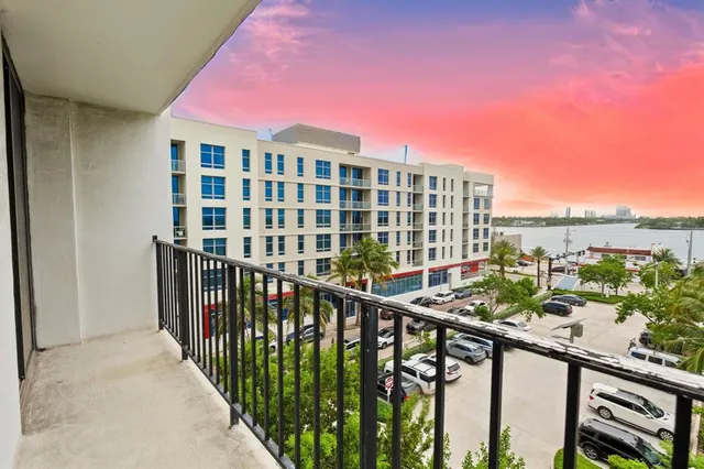a view of a hallway with granite countertop