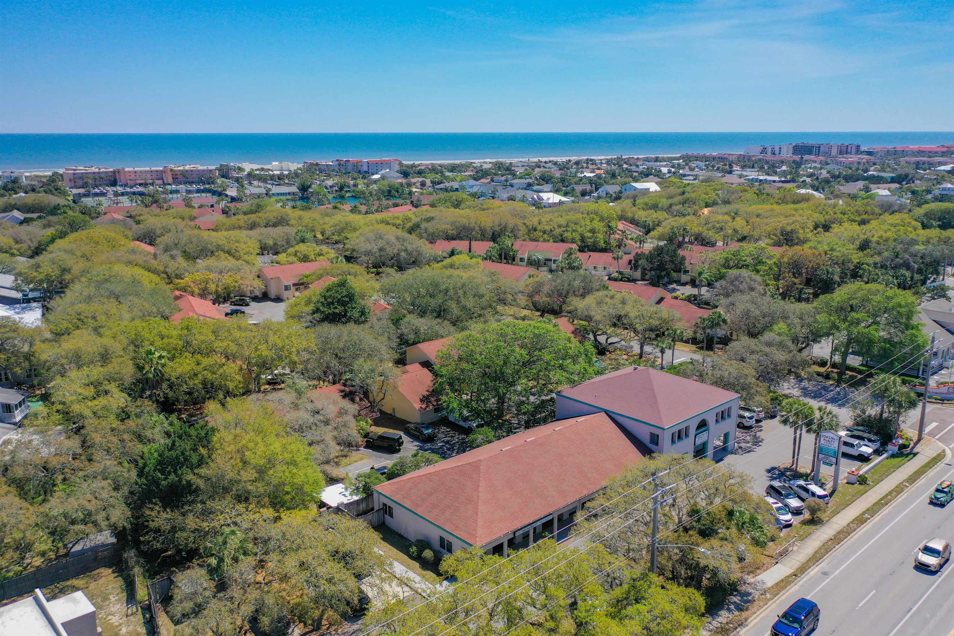 3960 A1A South, Unit 914 St. Augustine, FL 32080 - Photo 19 of 19 an aerial view of a house with a garden