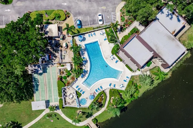 a building with trees in front of it