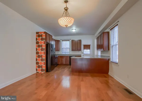 a view of kitchen and window