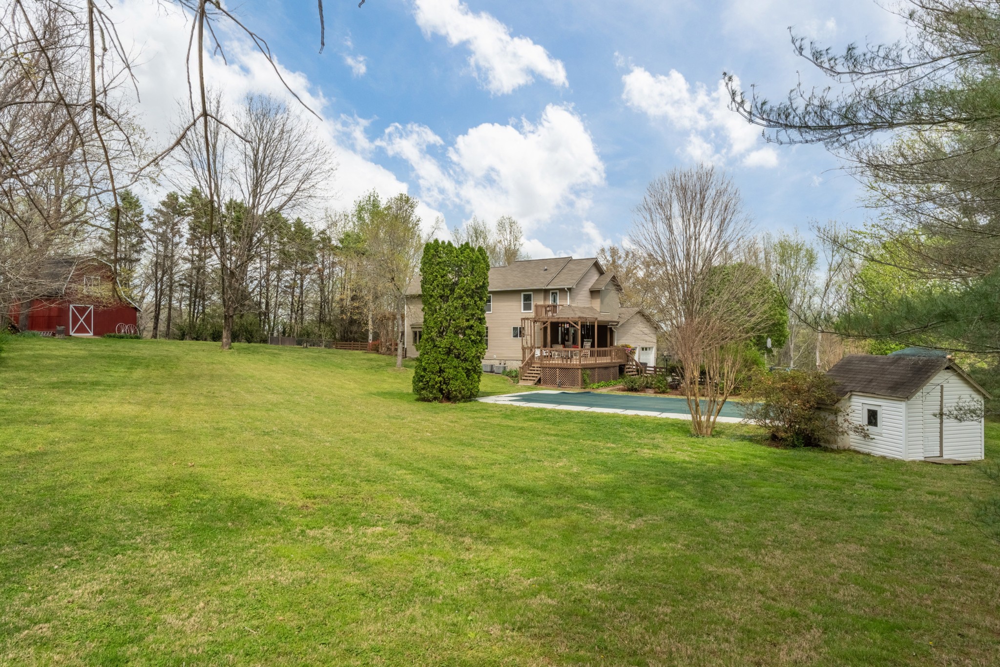 300 Wright Road Prospect, TN 38477 - Photo 12 of 65 a house view with swimming pool in front of it