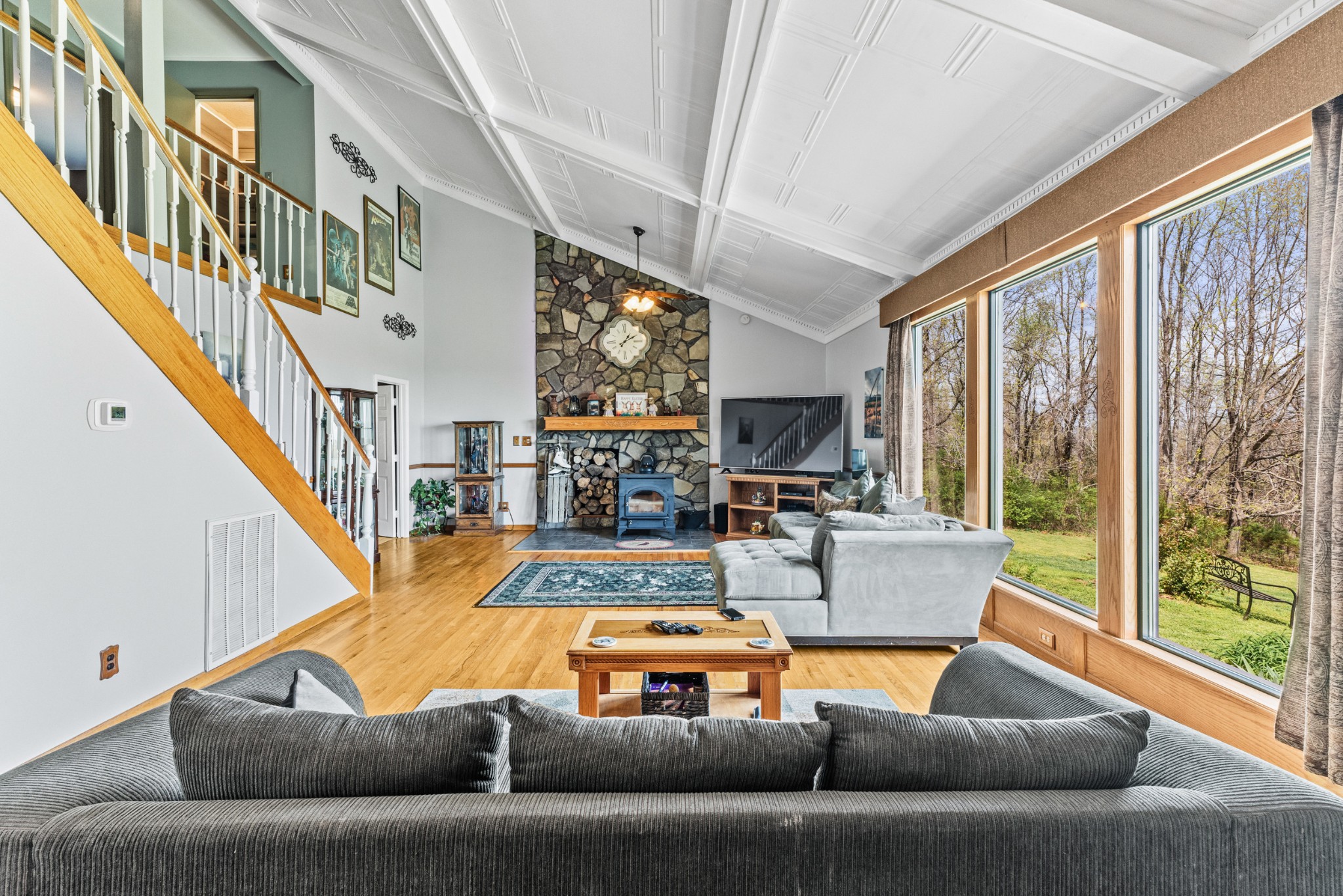 300 Wright Road Prospect, TN 38477 - Photo 24 of 65 a living room with furniture and a large window