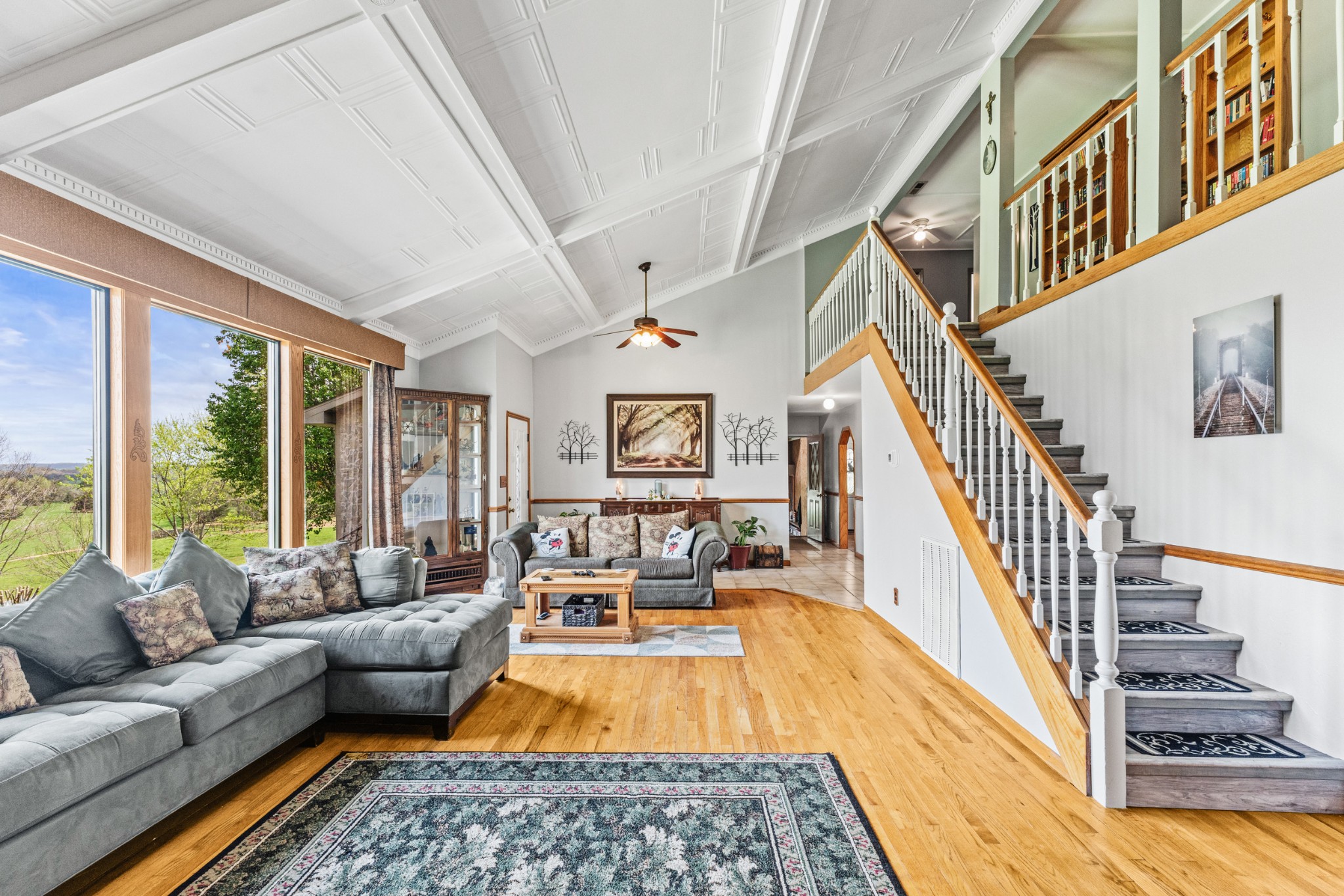 300 Wright Road Prospect, TN 38477 - Photo 26 of 65 a living room with furniture and a rug
