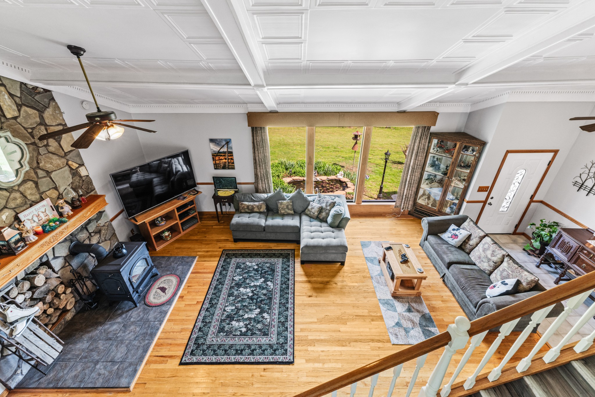 300 Wright Road Prospect, TN 38477 - Photo 42 of 65 a living room with furniture and a flat screen tv