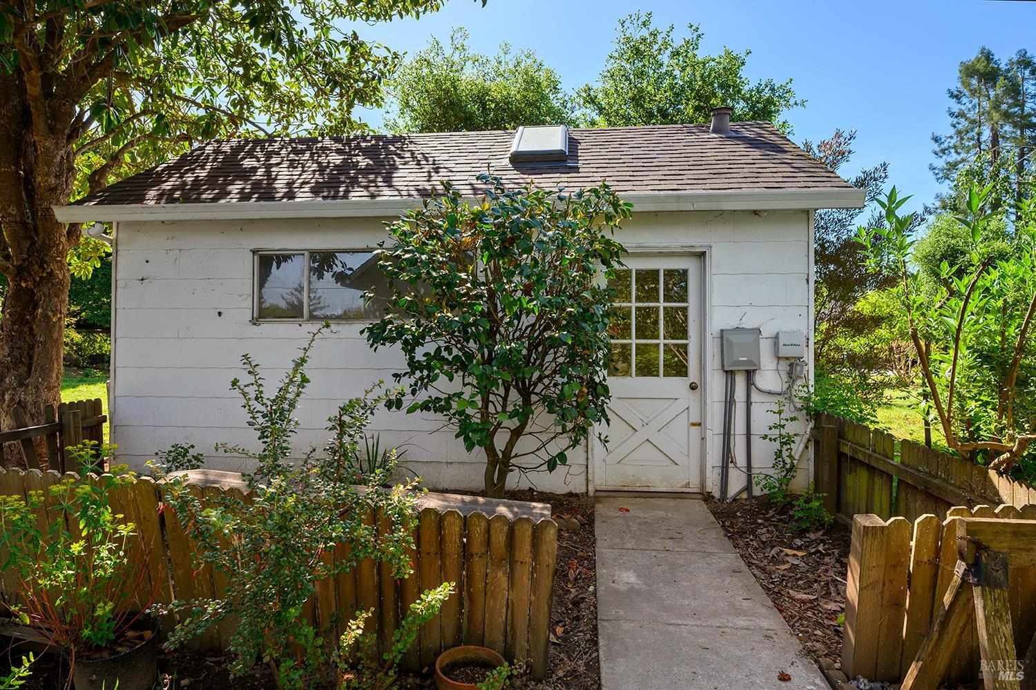 431 Sexton Road Sebastopol, CA 95472 - Photo 39 of 57 The shop in the backyard offers privacy and flexibility