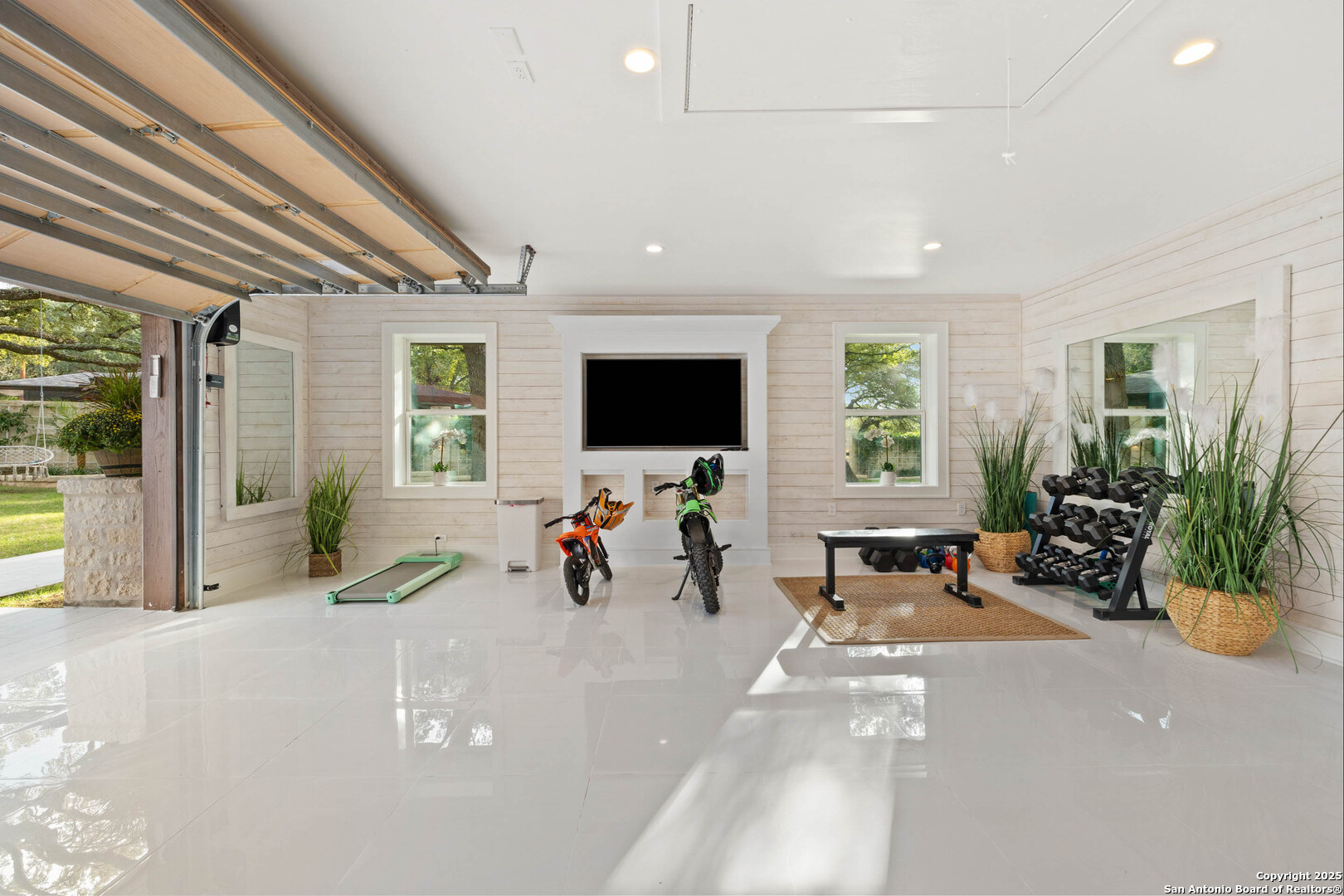 1310 Oak Springs Road Kingsland, TX 78639 - Photo 30 of 49 a view of a livingroom with furniture and a large window