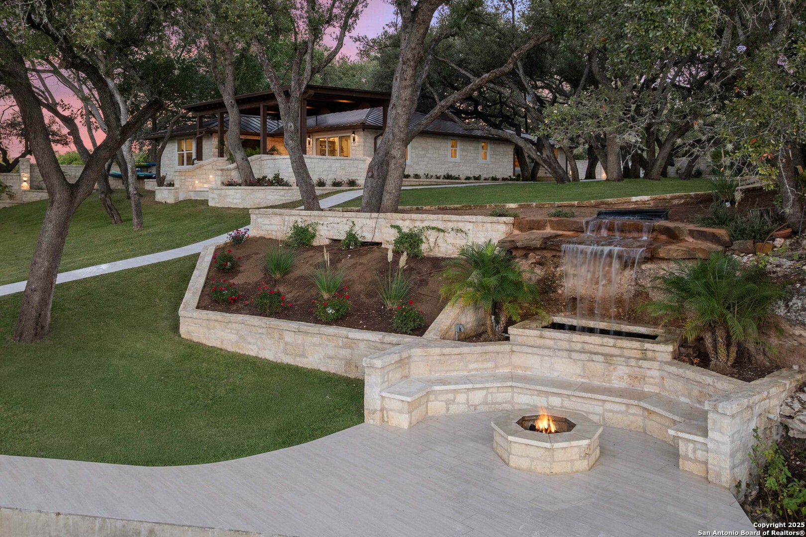 1310 Oak Springs Road Kingsland, TX 78639 - Photo 5 of 49 a view of a house with yard