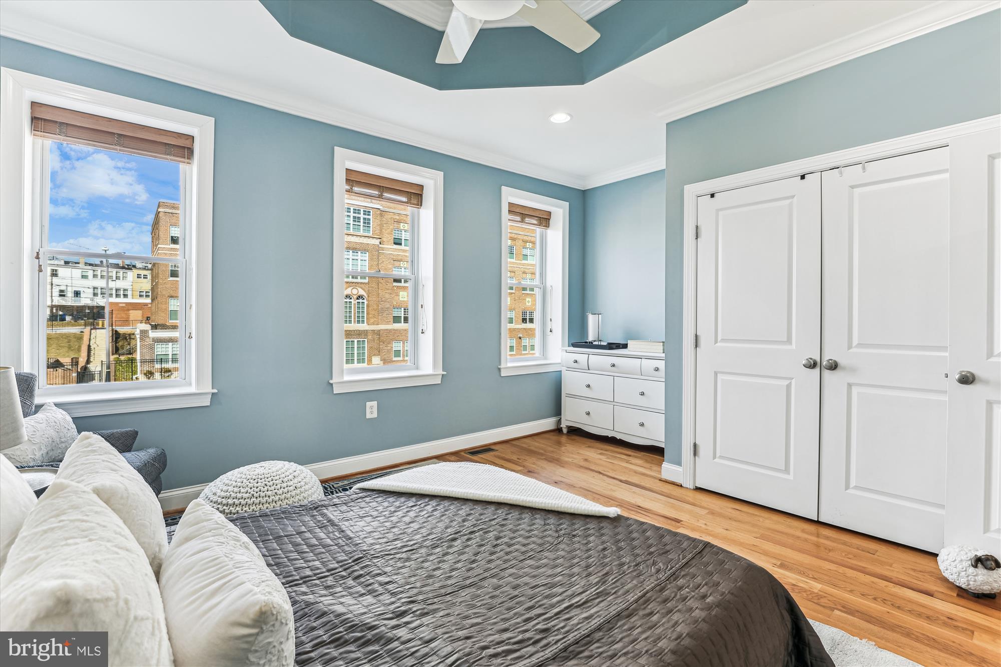 1114 Spring Road Northwest Washington, DC 20010 - Photo 28 of 142 a bedroom with a bed and a window