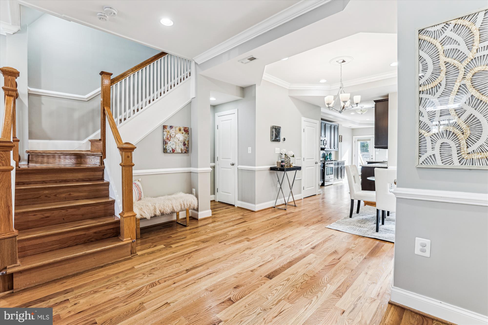 1114 Spring Road Northwest Washington, DC 20010 - Photo 7 of 142 a view of livingroom with furniture and wooden floor